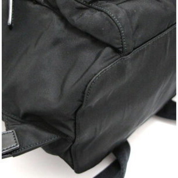 PRADA triangle logo Rucksack Backpack nylon black - Picture 3 of 6